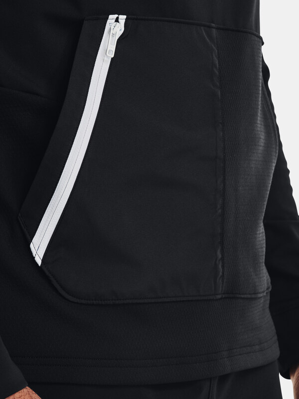 Under Armour Sweatshirt UA Rush All Purpose Hoodie-BLK - Mens