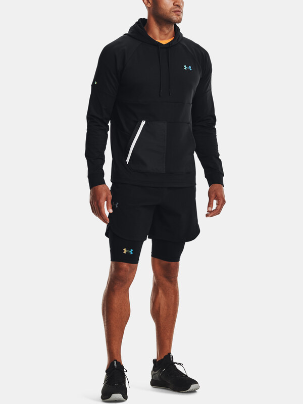 Under Armour Sweatshirt UA Rush All Purpose Hoodie-BLK - Mens
