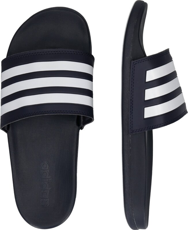 ADIDAS SPORTSWEAR Nizki natikači 'Adilette' mornarska / bela