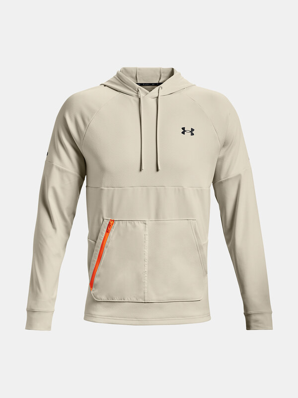 Under Armour UA Rush All Purpose Hoodie-BRN - Mens