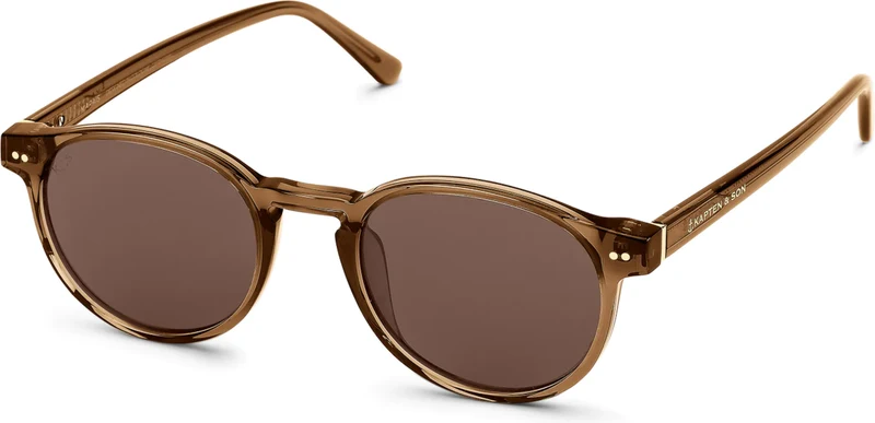 Kapten & Son Sončna očala 'Marais Transparent Caramel Brown' karamel