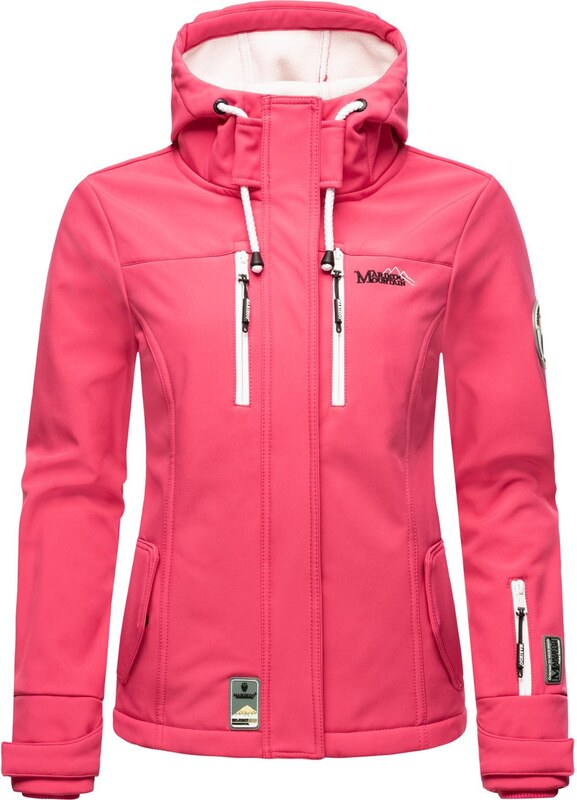 MARIKOO Funkcionalna jakna 'Kleine Zicke' roza / bela