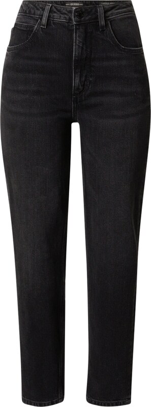 GUESS Kavbojke 'Mom' črn denim