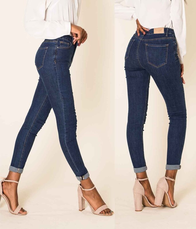 Superfashion Ženske skinny jeans hlače Q1816-8