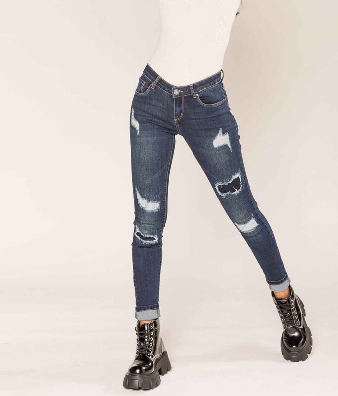 Superfashion Ženske jeans hlače P101-2