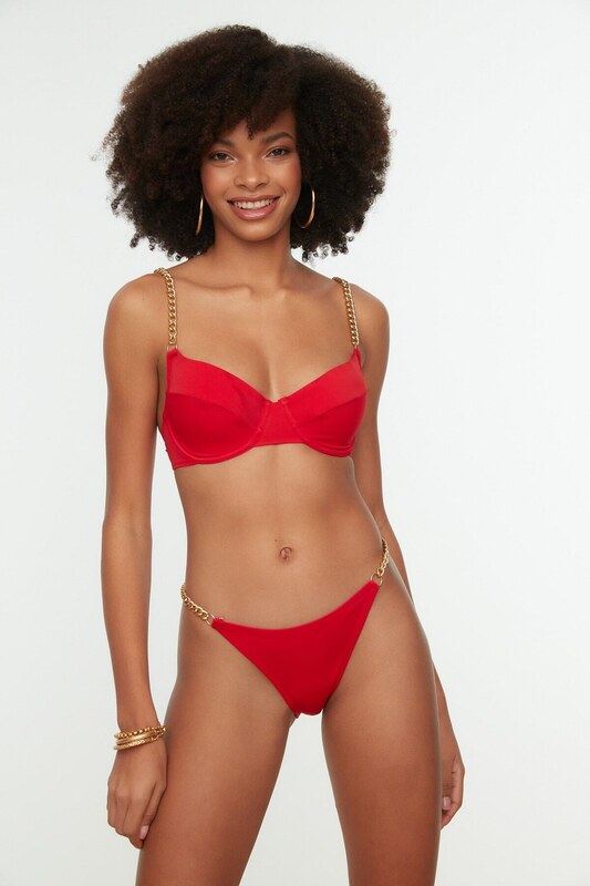 Bikini spodnji del Trendyol Chain detailed