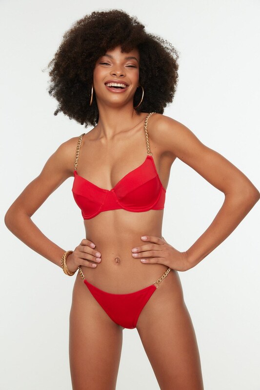Bikini spodnji del Trendyol Chain detailed