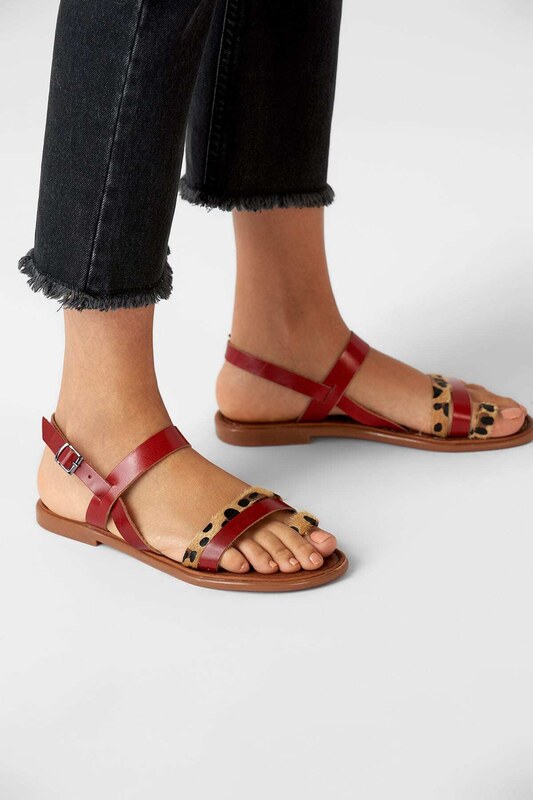 Ženski sandali Trendyol Leopard