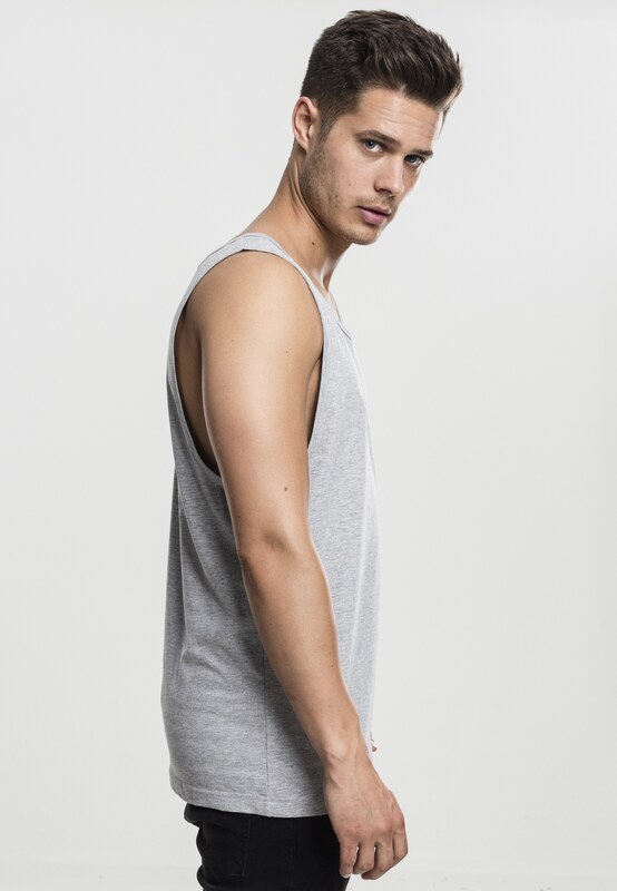 Urban Classics Majica pegasto siva