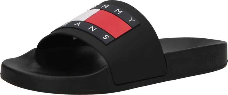 Tommy Jeans Nizki natikači 'Essential' mornarska / rdeča / črna / bela