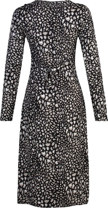 Trendyol večbarvna vzorčasta srajčna obleka