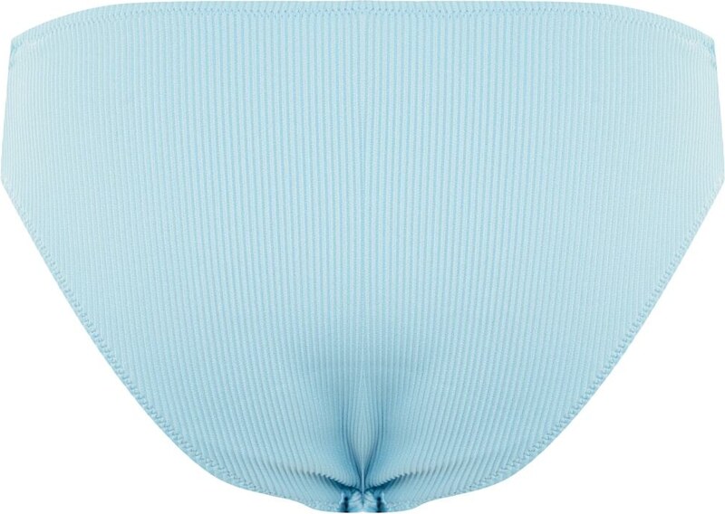 Trendyol modre kroglice so dodatno teksturirane dno bikinija z običajnimi nogami