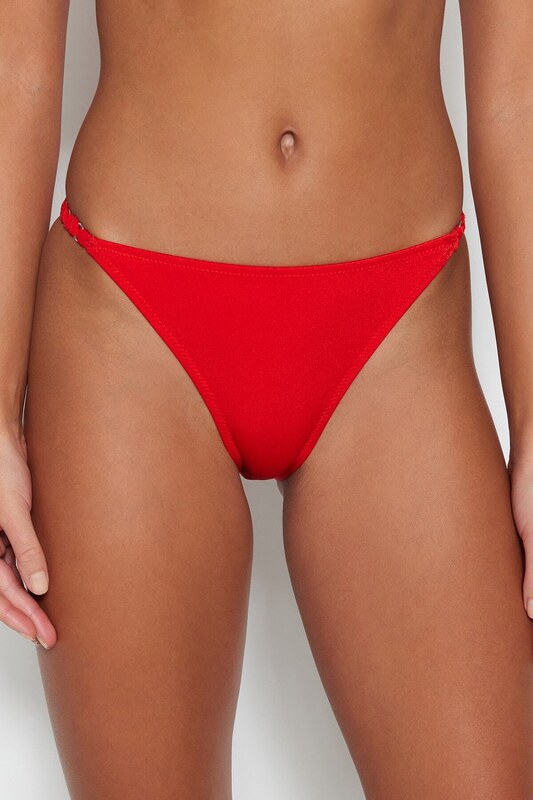 Bikini spodnji del Trendyol TBESS22BA0077/Red