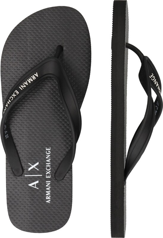 ARMANI EXCHANGE Japonke črna / bela