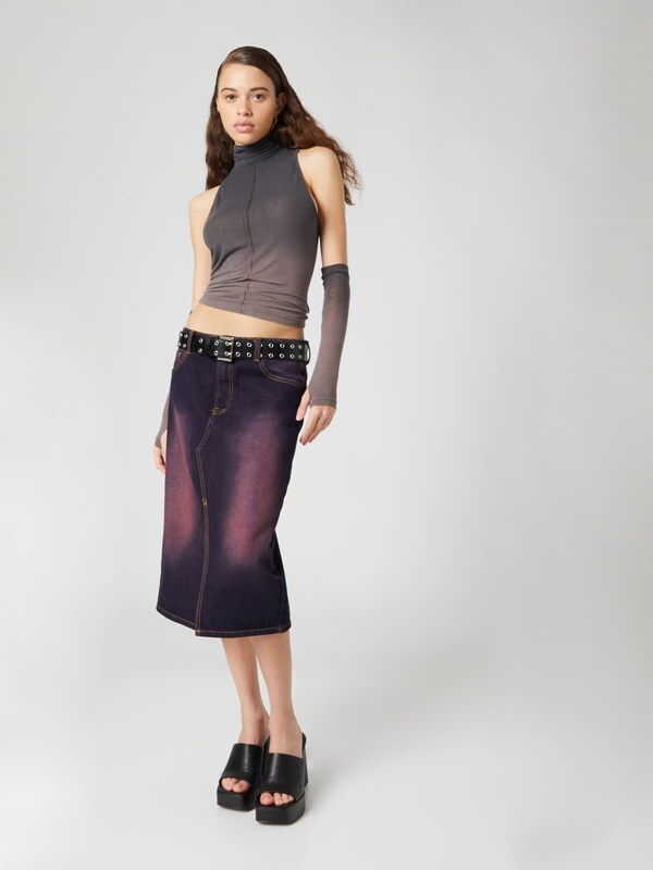 Bella x ABOUT YOU Top 'Jessie' siva / temno siva