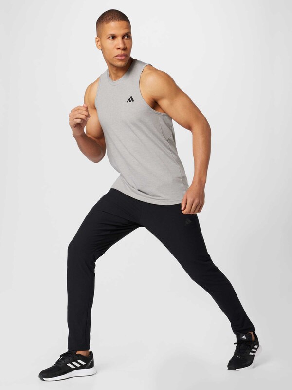 ADIDAS PERFORMANCE Funkcionalna majica 'Train Essentials Feelready' pegasto siva / črna