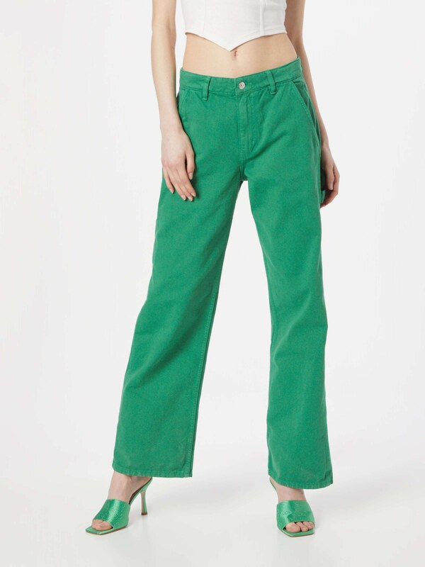 Gina Tricot Kargo kavbojke 'Carpenter' žad