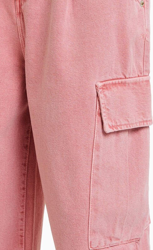 Bershka Kargo kavbojke staro roza