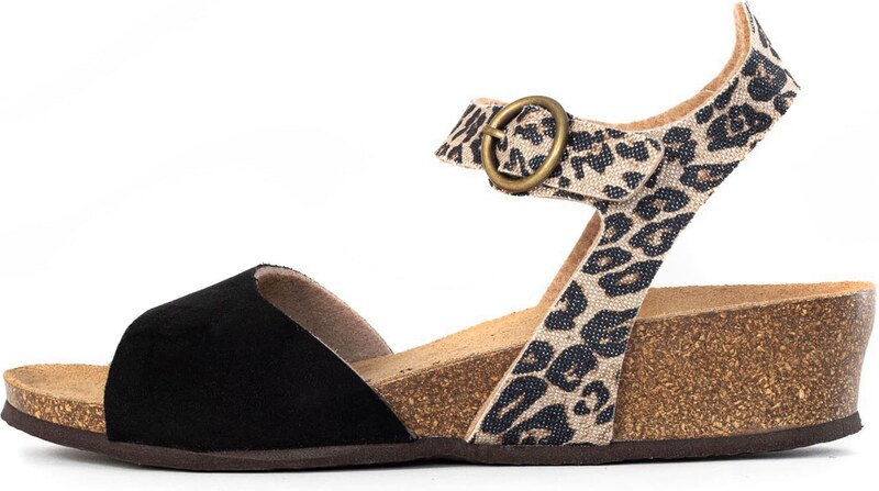 Bayton Sandali 'Rose' ecru / črna