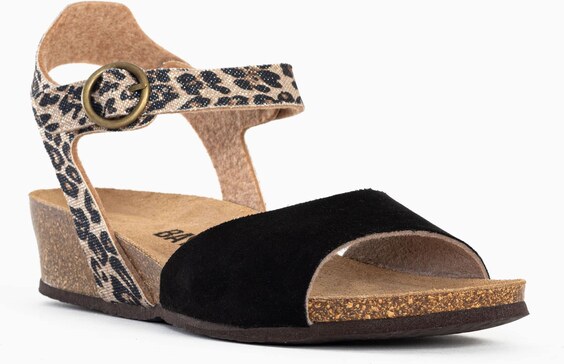 Bayton Sandali 'Rose' ecru / črna