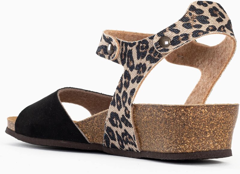 Bayton Sandali 'Rose' ecru / črna