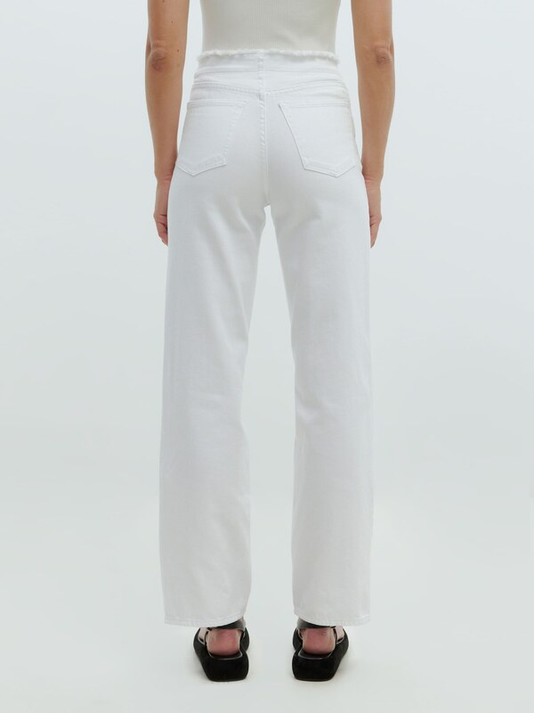 EDITED Hlače 'Aya' bela