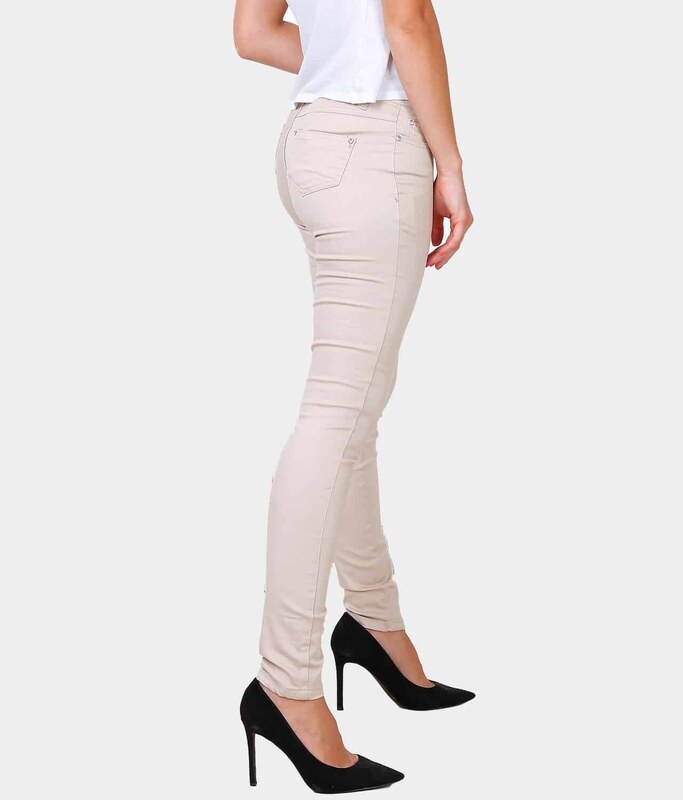 Superfashion Ženske hlače z nizkim pasom 3320-3