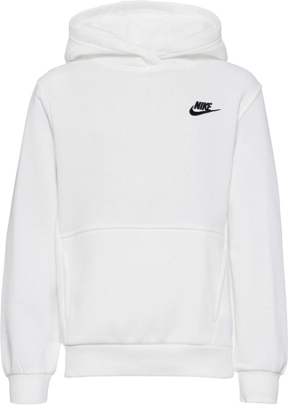 Nike Sportswear Majica 'Club Fleece' črna / bela