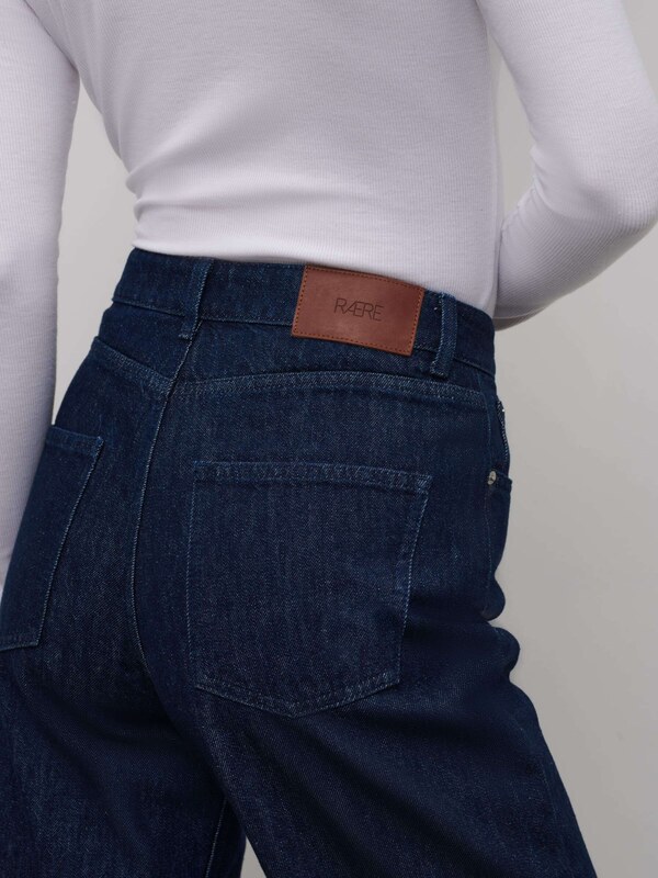 RÆRE by Lorena Rae Kavbojke temno modra