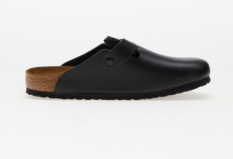 Birkenstock Boston Natural Leather Black