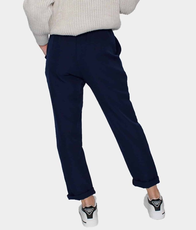 Superfashion Ženske hlače s pasom 6153