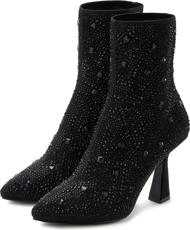 LASCANA Gležnarji črna