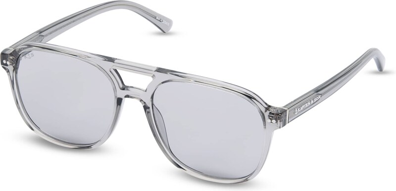 Kapten & Son Sončna očala 'Zurich Oversize' siva / srebrna