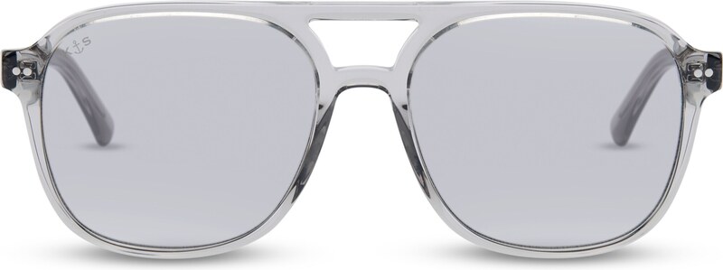 Kapten & Son Sončna očala 'Zurich Oversize' siva / srebrna