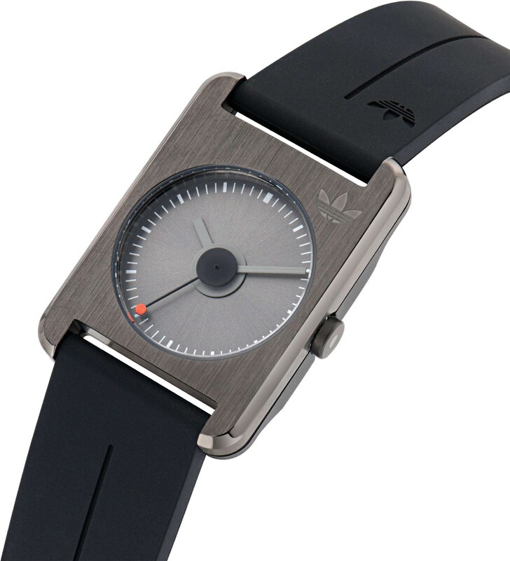 ADIDAS ORIGINALS Analogna ura siva / črna