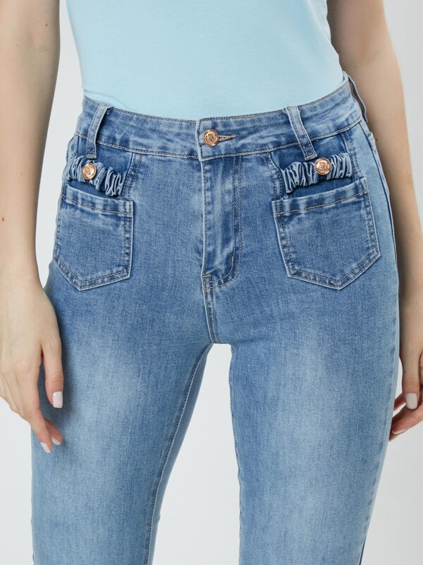 Influencer Kavbojke moder denim