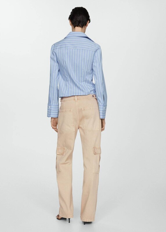 MANGO Kargo kavbojke 'Julieta' svetlo bež