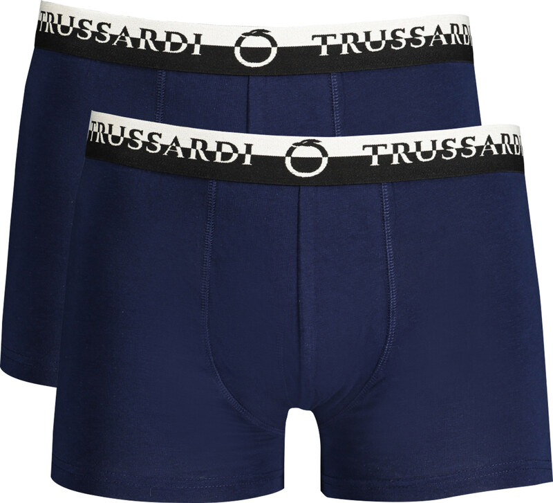 TRUSSARDI MEN'S BLUE BOXER