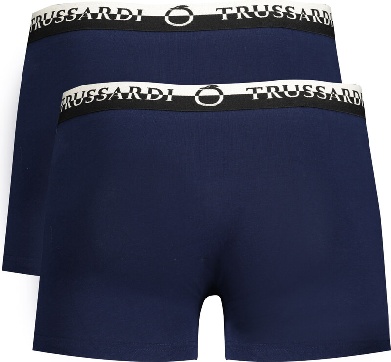 TRUSSARDI MEN'S BLUE BOXER