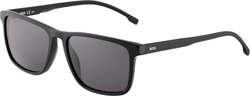 BOSS Sončna očala temno siva / črna / bela