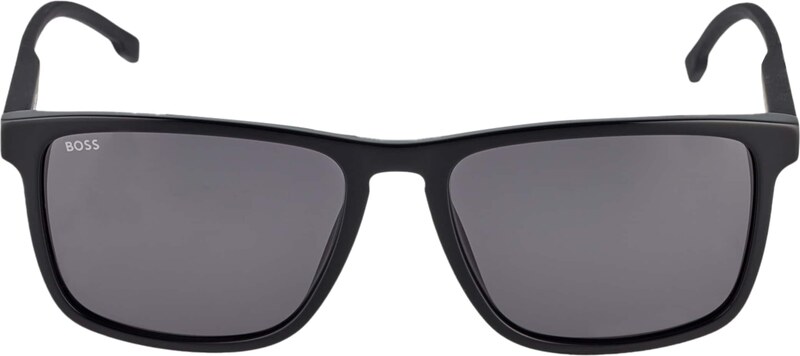 BOSS Sončna očala temno siva / črna / bela