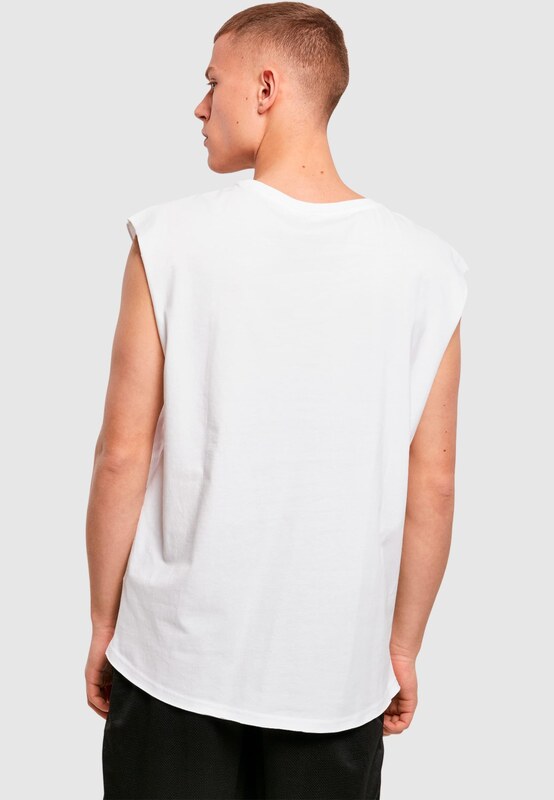 Mister Tee Majica 'Ballin' siva / oranžna / črna / bela