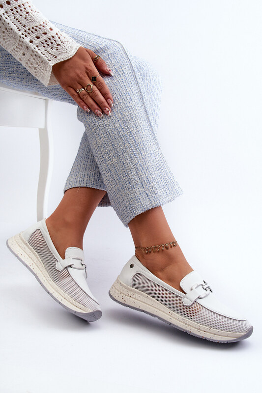 S. BARSKI Women's Leather Moccasins D&A