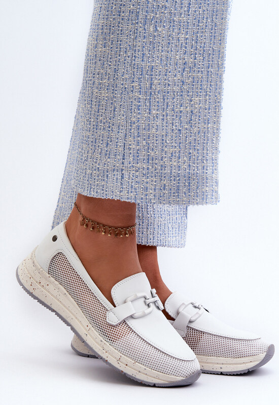 S. BARSKI Women's Leather Moccasins D&A