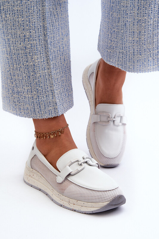 S. BARSKI Women's Leather Moccasins D&A