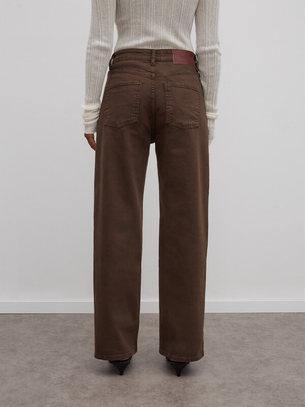 RÆRE by Lorena Rae Kavbojke temno rjava