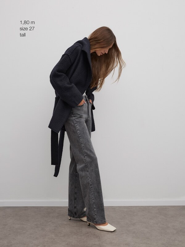 RÆRE by Lorena Rae Kavbojke siv denim