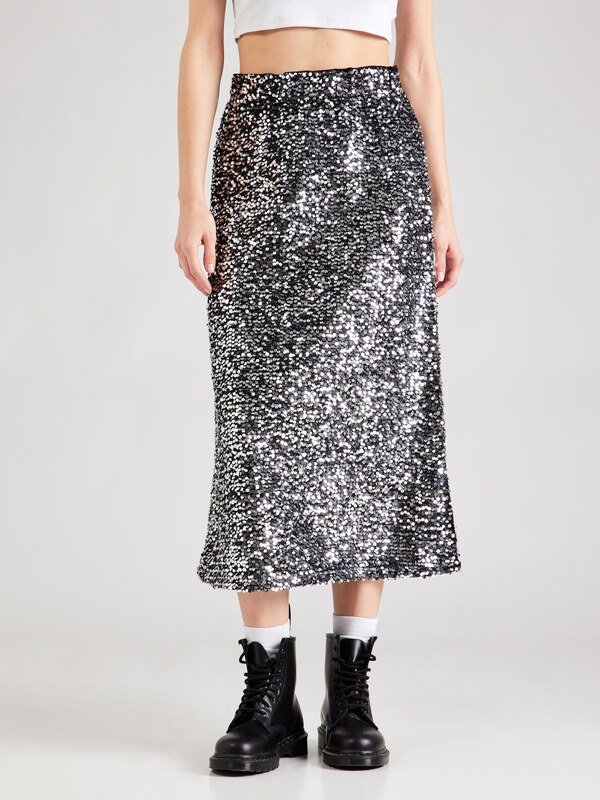 PIECES Krilo 'PCSERENA' črna / srebrna