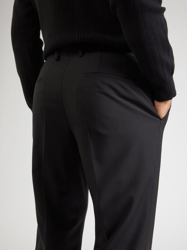 BOSS Hlače na rob 'Genius' črna