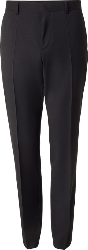 BOSS Hlače na rob 'Genius' črna